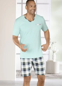 Shorty, 3 teilig, mit zwei Oberteilen und einer Hose