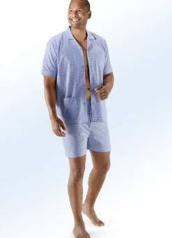 Shorty, durchgeknöpft, gewebt