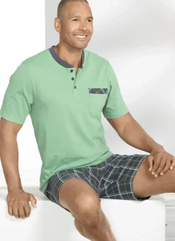 Shorty mit Knopfleiste