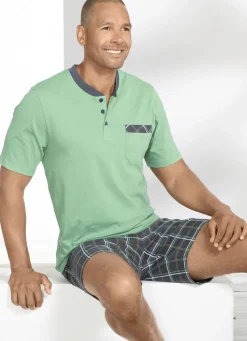 Shorty mit Knopfleiste