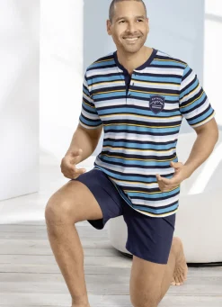 Shorty mit Knopfleiste