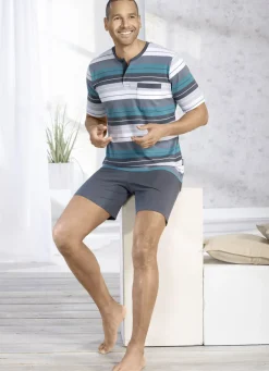 Shorty mit Knopfleiste