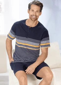 Shorty mit Knopfleiste