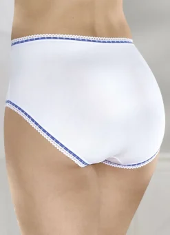 Siebenerpack Slips mit Kontrastabschlüssen