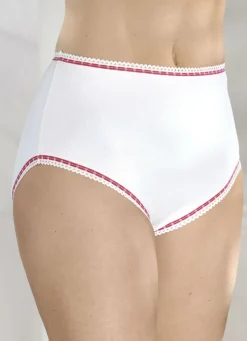 Siebenerpack Slips mit Kontrastabschlüssen