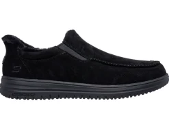 SKECHERS, bequeme Herren-Slipper, mit geformter Slip-Ins Fersenplatte