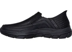 SKECHERS, bequeme Herren-Slipper, mit geformter Slip-Ins Fersenplatte