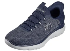 SKECHERS, Herren-Sneaker, mit geformter Slip-Ins Fersenplatte