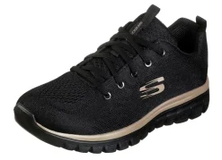 SKECHERS, sportliche Damen-Sneaker, aus Mesh-Material