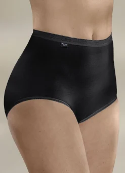 Sloggi Dreierpack Maxi Slip mit elastischen Abschlüssen