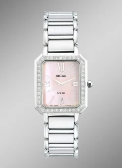 Solar-Damenuhr mit Swarovski-Kristalle