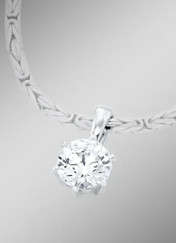 Solitär-Anhänger mit Brillant