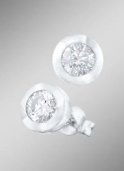 Solitär-Ohrstecker mit Brillanten