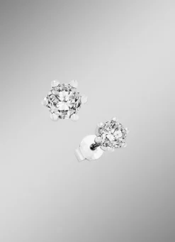 Solitär-Ohrstecker mit Brillanten