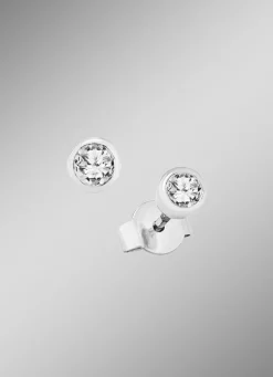 Solitär-Ohrstecker mit Brillanten