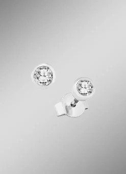 Solitär-Ohrstecker mit Brillanten