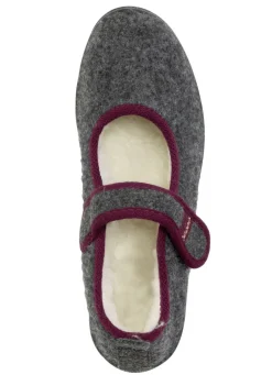 Spangenschuh aus weichem Filz