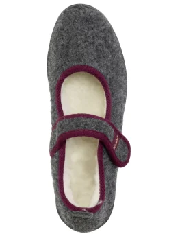 Spangenschuh aus weichem Filz