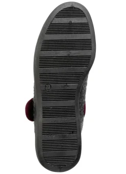 Spangenschuh aus weichem Filz