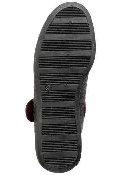 Spangenschuh aus weichem Filz