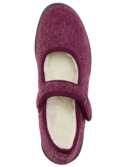 Spangenschuh aus weichem Filz