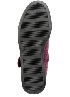 Spangenschuh aus weichem Filz