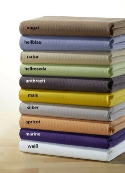 Spannbetttücher mit Sanfor-Ausrüstung