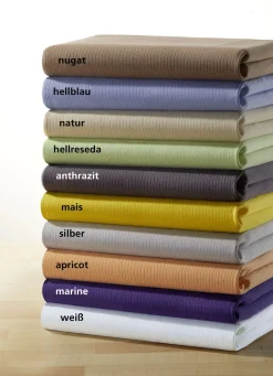 Spannbetttücher mit Sanfor-Ausrüstung