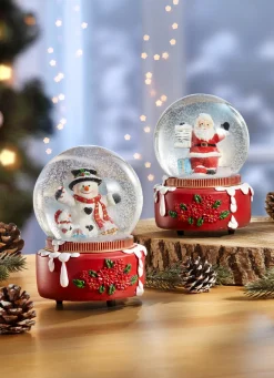 Spieluhr als Schneekugel, 2er-Set
