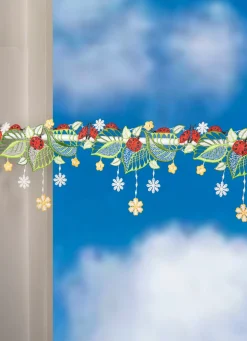 Stangendeko mit Marienkäfer-Motiv