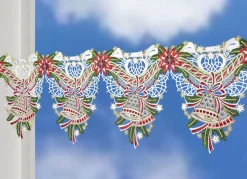 Stangendekoration mit weihnachtlichen Motiven