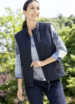 Steppweste mit leichter Wattierung