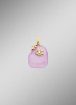 Sternzeichen-Anhänger mit echten Monats-Edelsteinen