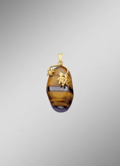 Sternzeichen-Anhänger mit echten Monats-Edelsteinen