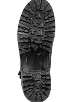 Stiefelette aus Synthetikmaterial