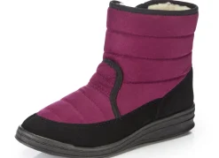 Stiefelette aus weichem, gestepptem Nubukmaterial