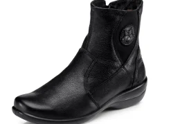 Stiefelette mit echtem Lammfellfutter