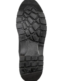 Stiefelette mit Knitter-Struktur