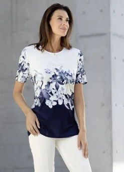 Stilvolles Shirt mit Strass-Schriftzug