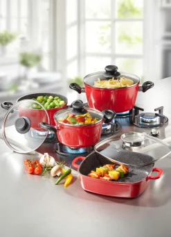 Stoneline – Topf-Set, 10-teilig: Eine Anschaffung fürs Leben