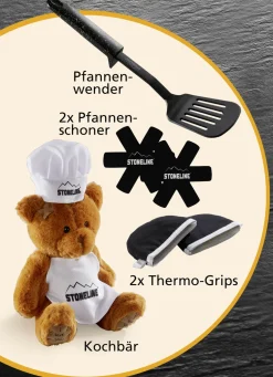 STONELINE® Kochtopf-Set, 15-teilig