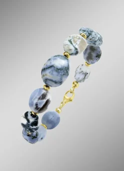 Strahlende Garnitur mit Opal und Hämati