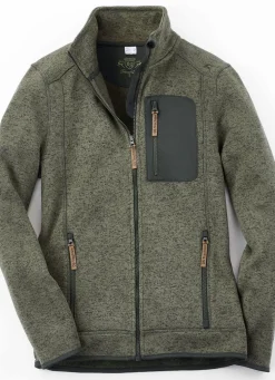 Strickfleece-Kurzjacke