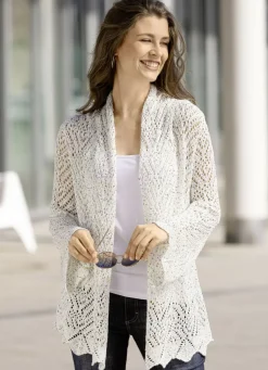 Strickjacke aus Paillettengarn