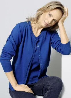 Strickjacke aus reiner Baumwolle