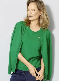 Strickjacke aus reiner Baumwolle