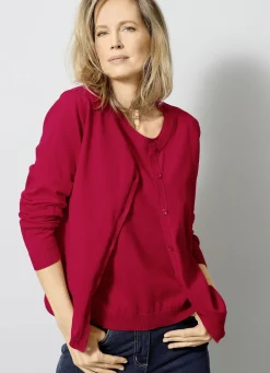 Strickjacke aus reiner Baumwolle