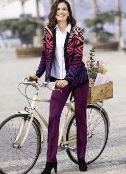 Strickjacke in Jacquard-Dessin