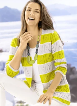 Strickjacke in Mustermix