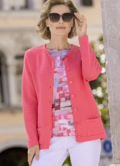 Strickjacke mit Biesendessin